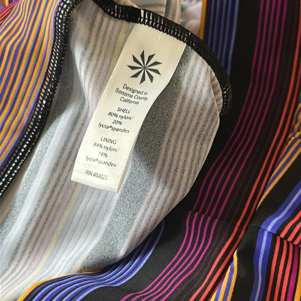 Athleta Swim Athleta Capri Stripe Blousy Tankini Top Size 32B/C - Picture 13 of 13